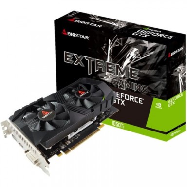 Placa video Biostar GeForce GTX 1050 Ti 4GB GDDR5, Display Port, HDMI, DVI-D, 128-bit